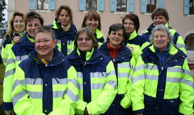 Photo des patrouilleuses scolaires