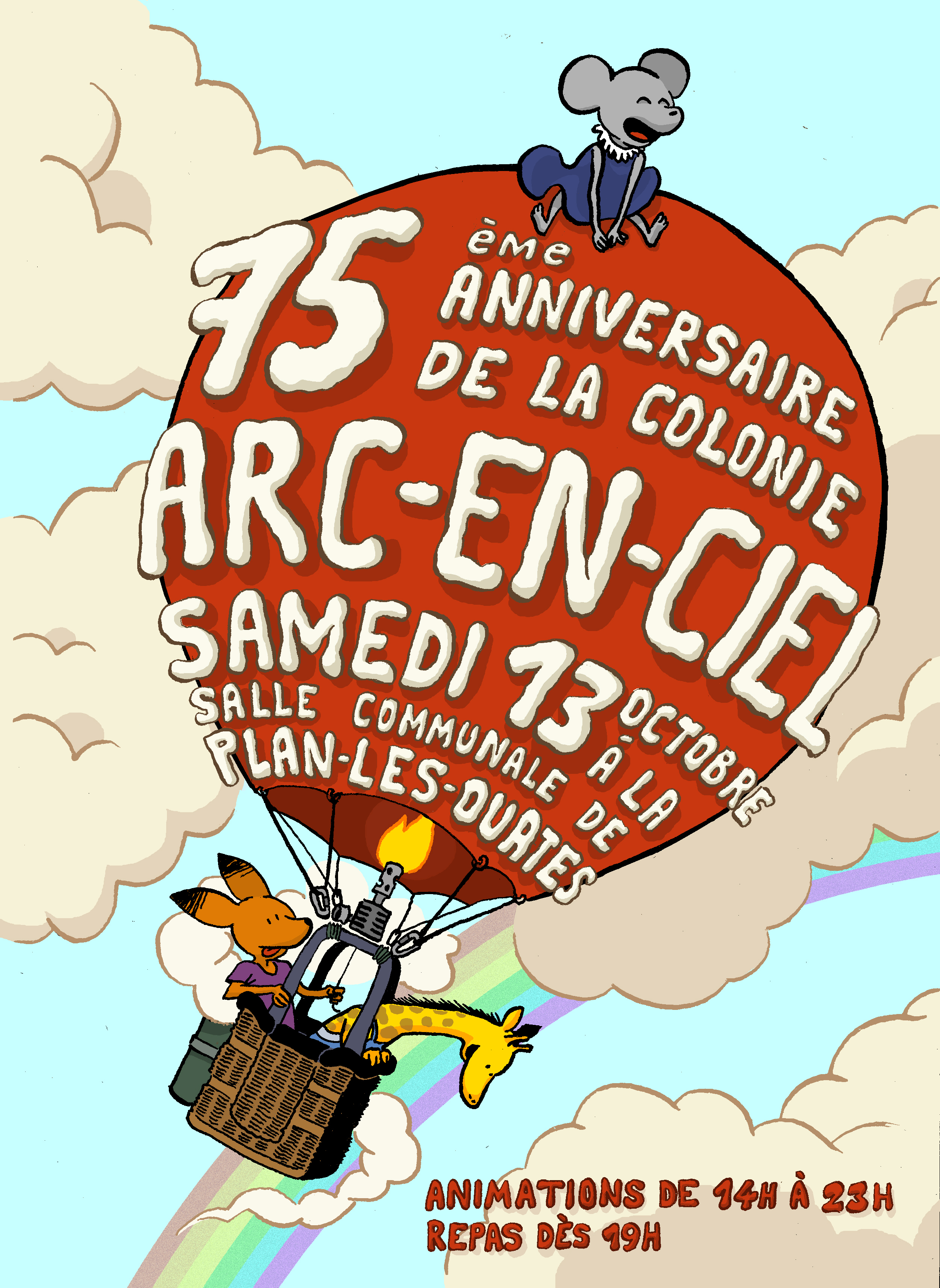 75 ans colonie arc-en-ciel