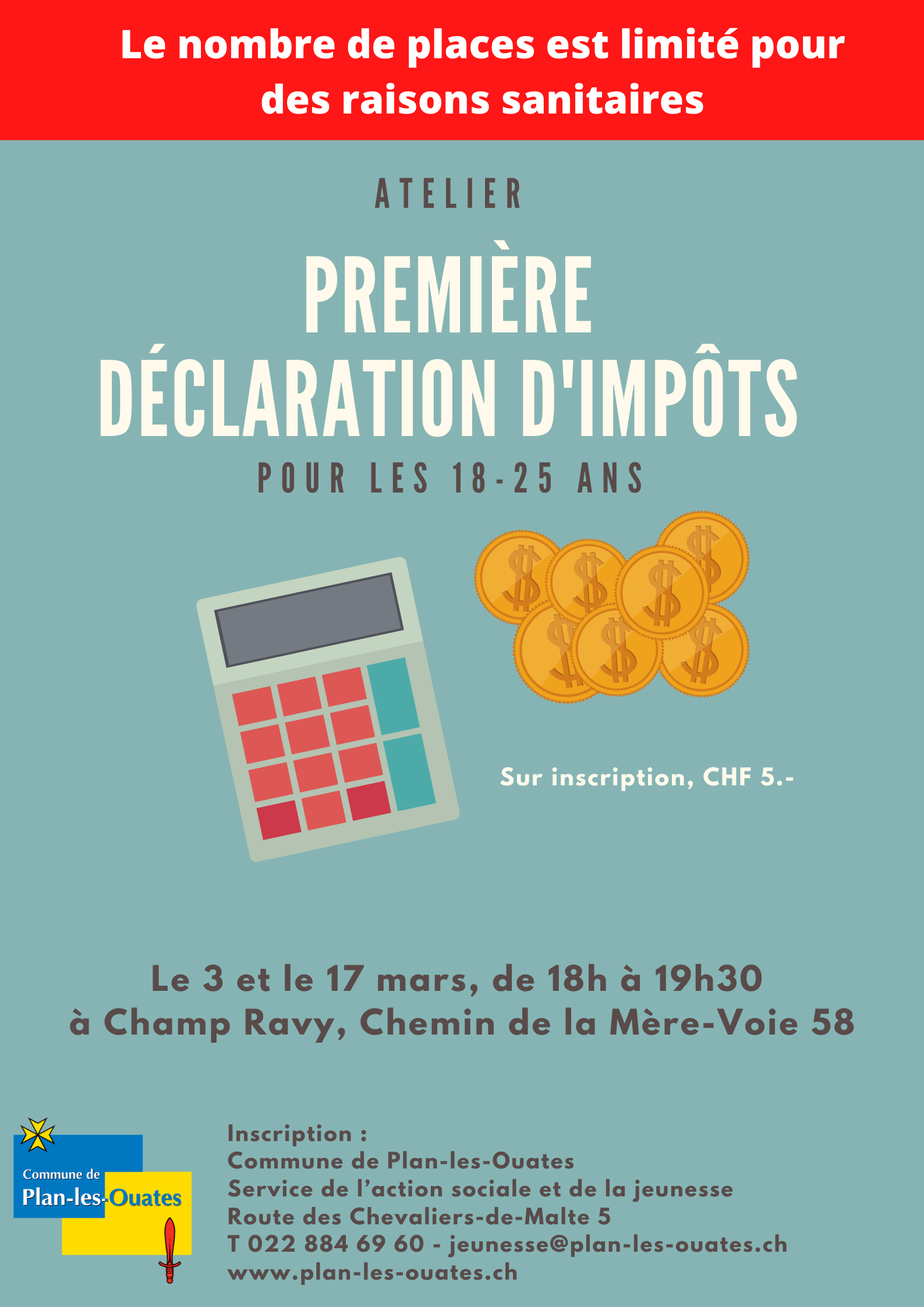 Affiche première déclaration impôts