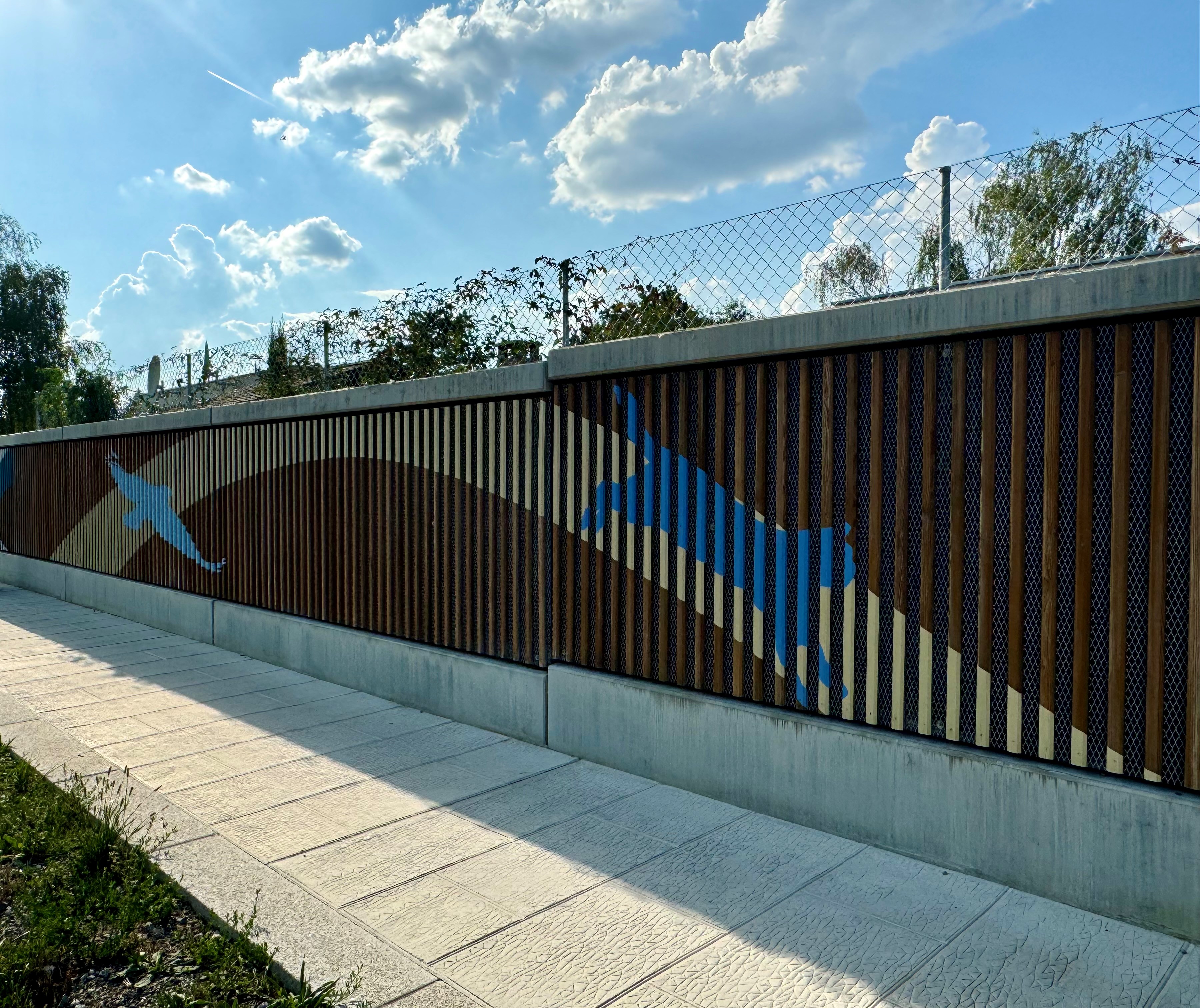 fresque route de base Steve Dunand et  Christopher Torres