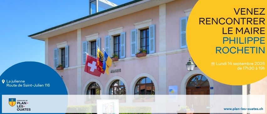 Rencontre avec le Maire - 14 septembre 2026