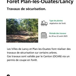 Avis de travaux Bois de la Chapelle août 2025