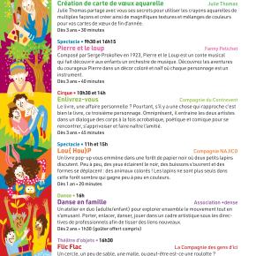 le petit festival programme samedi 18 novembre 2023